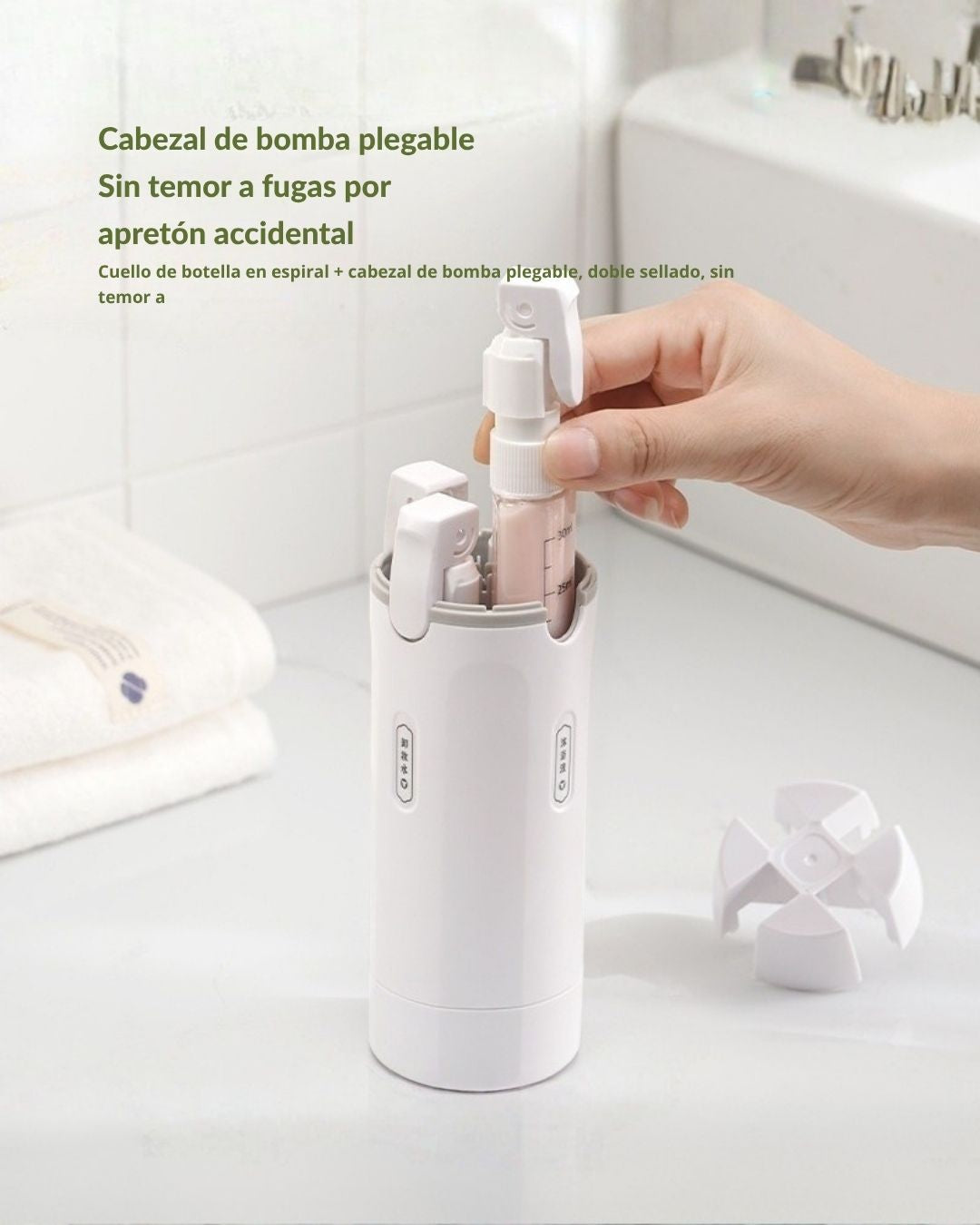 Dispensadoras de Viaje 4-en-1