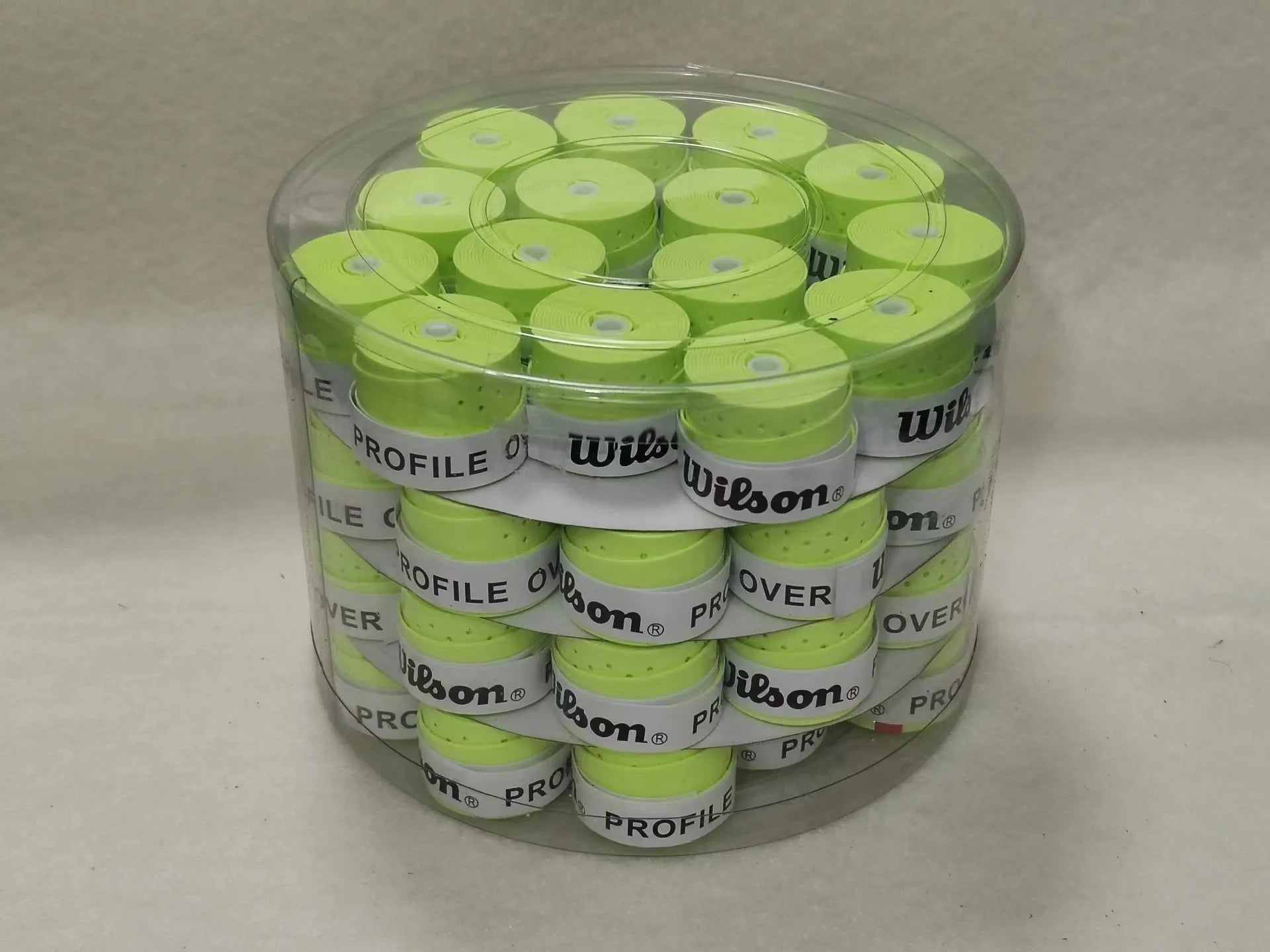 Cinta para raqueta de bádminton, agarre viscoso de tenis, transpirable, absorbente, 60piezas