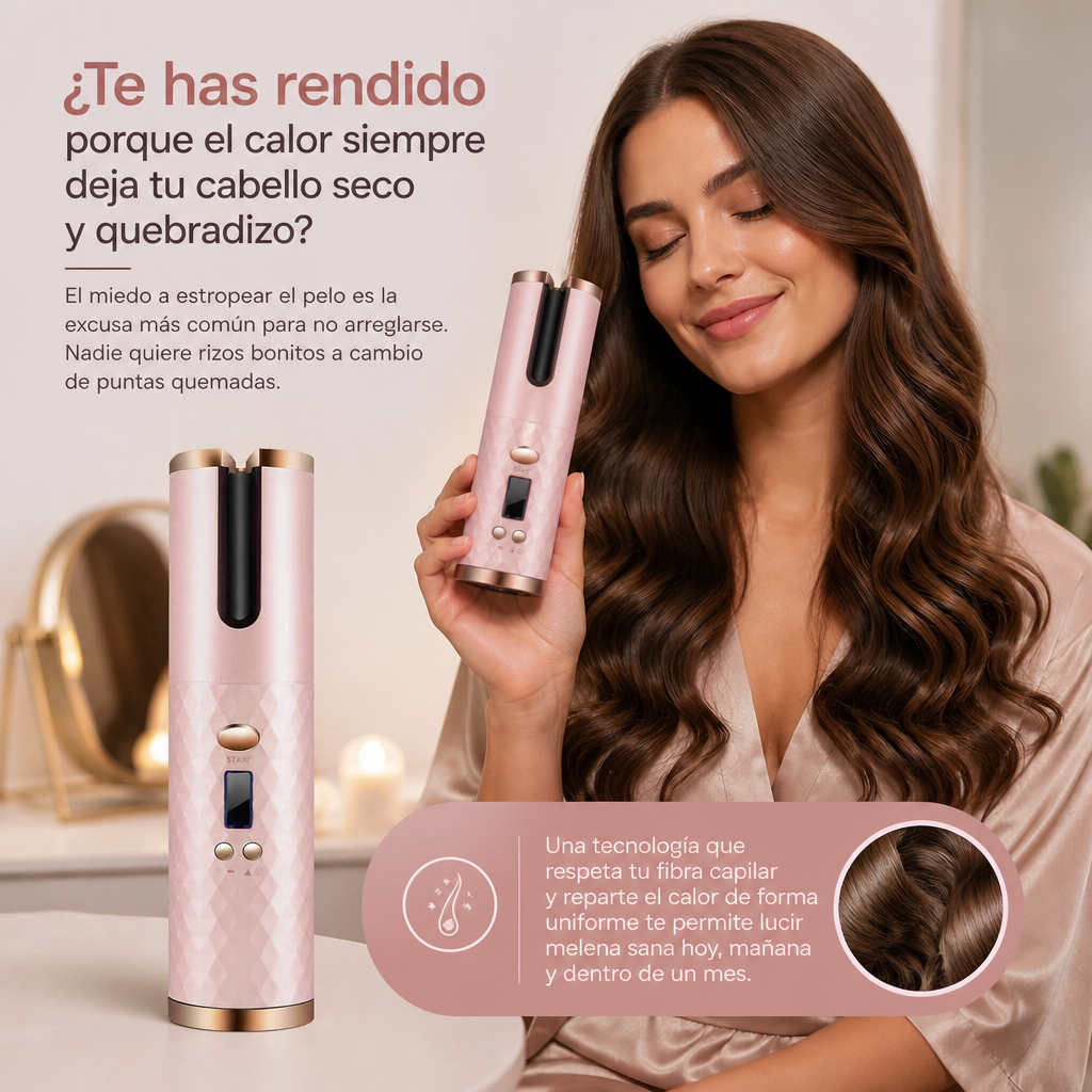 Rizador de Cabello Automático Portátil USB