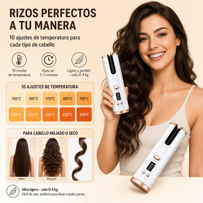 Rizador de Cabello Automático Portátil USB