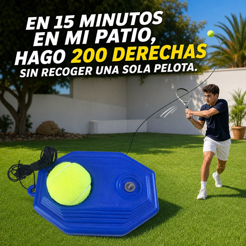Entrenador Individual de Tenis con Pelotas