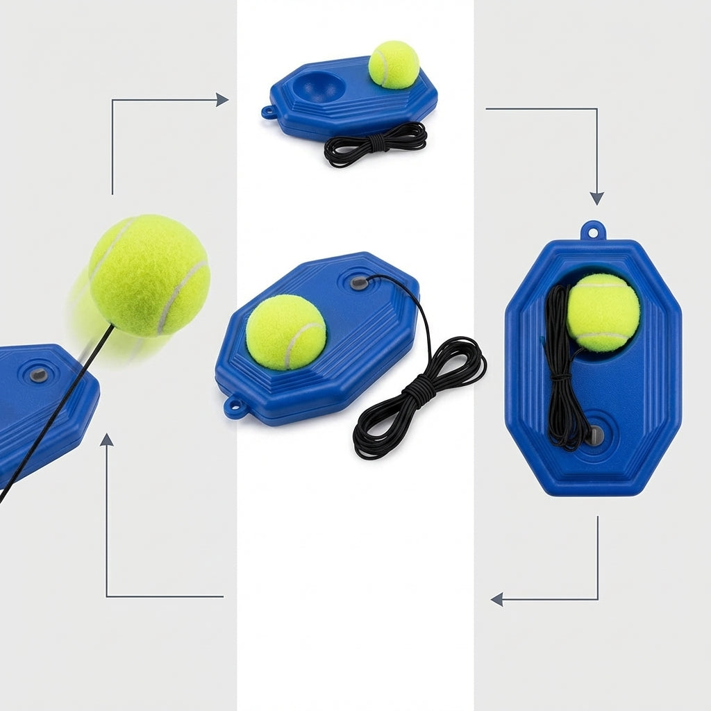 Entrenador Individual de Tenis con Pelotas